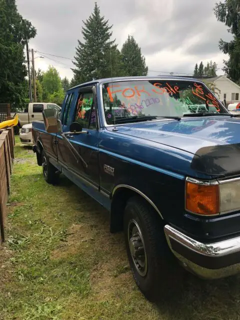 1991 ford f-250 xlt lariat 7.5l camper special