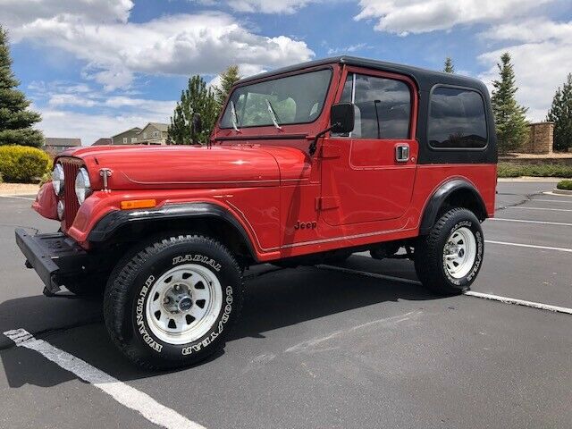 1985 jeep cj-7 only 1 owner since new great looking jeep sebring red