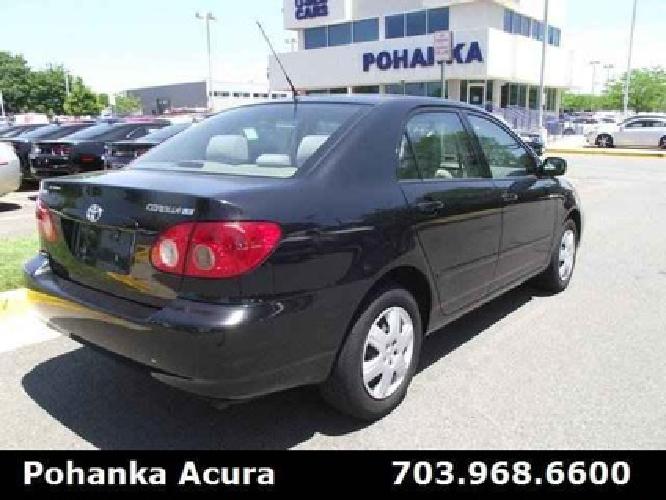 2005 toyota corolla le in chantilly, va