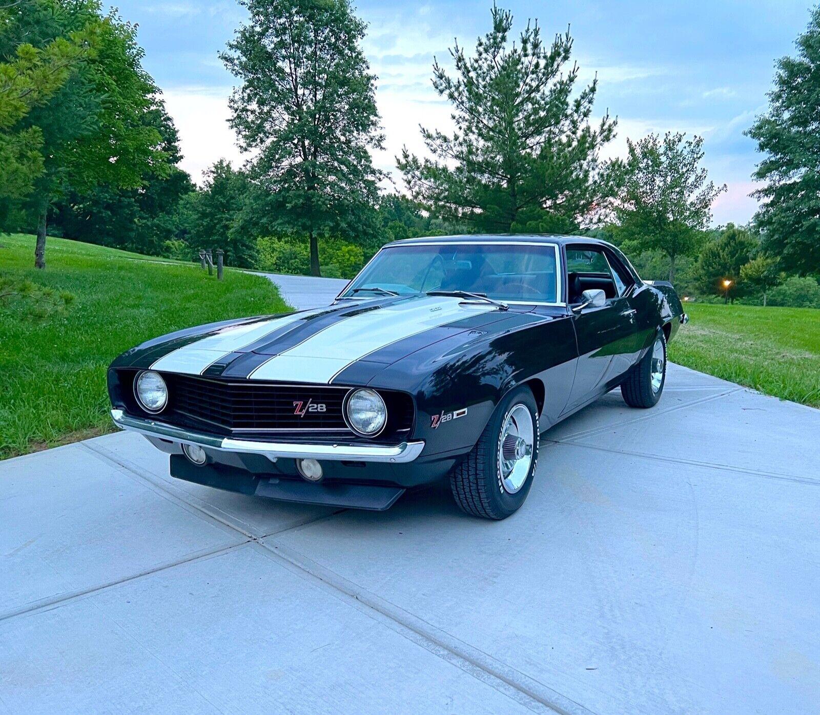 1969 chevrolet camaro x77 z28 original 302dz 4spd 12 bolt pdb tach gauge manual
