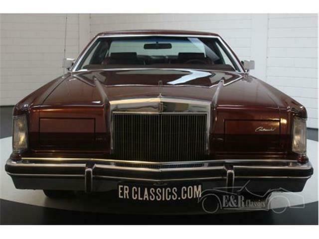 1978 lincoln continental automatic 11,167 miles red 7536 automatic