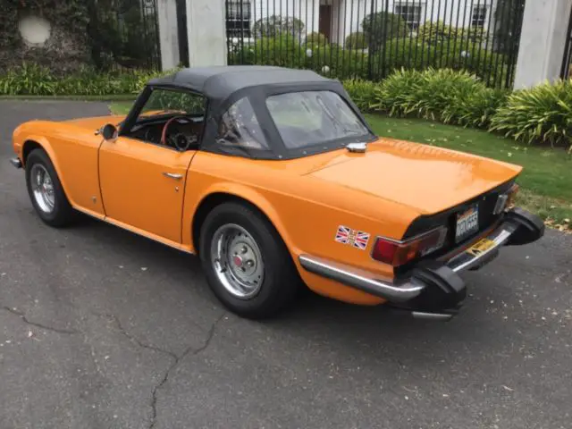 75 triumph tr6 topaz orange no reserve !