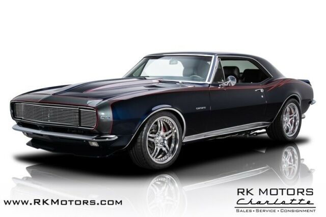 1967 chevrolet camaro imperial blue metallic hardtop 468 v8 5 speed manual