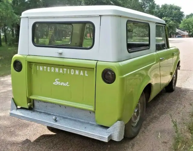 no reserve! 1966 international scout 800