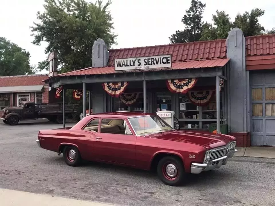 1966 chevrolet biscayne red