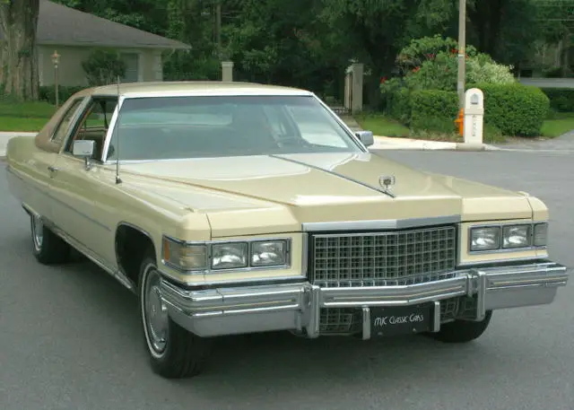 excellent rust free luxury survivor -1976 cadillac coupe de ville - 69k mi
