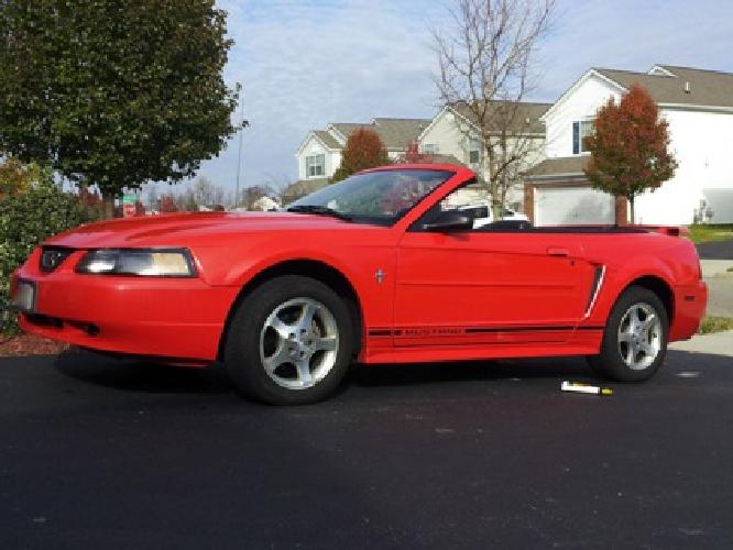 2001 mustang convertible- red - 84k miles in hilliard, oh
