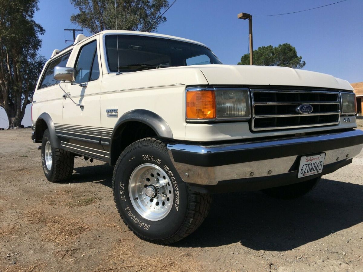 1990 ford bronco xlt 4x4 automatic w/ overdrive 5.8l california