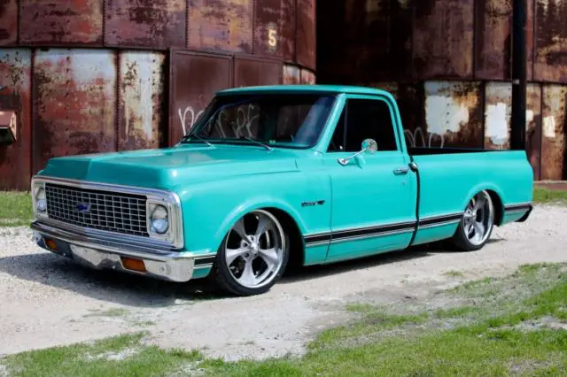 1971 chevrolet c10 custom ls swap air ride full custom billet specialties look