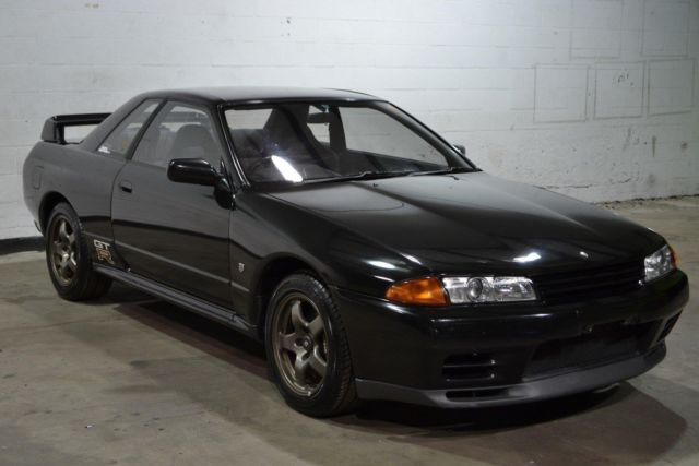 1990 nissan skyline 75985 miles black coupe rb26dett manual