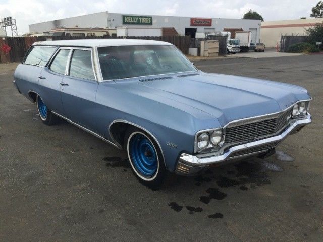 1970 chevrolet impala kingswood wagon 89000 miles 350 v8 no reserve start $3999