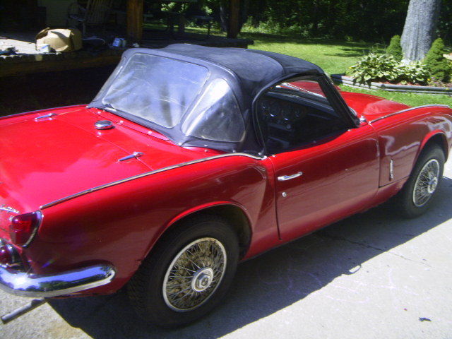 1968 triumph spitfire mk3 roadster, low mileage