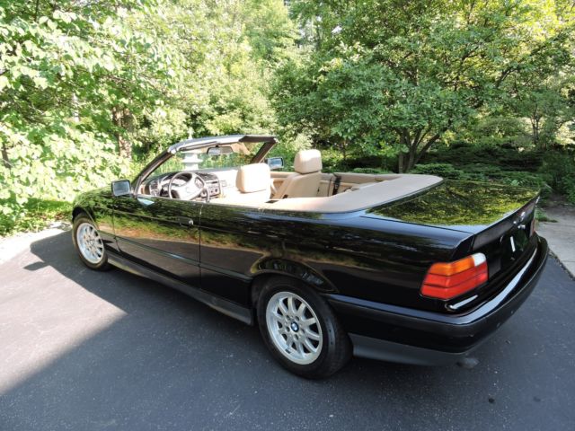 1994 bmw 318i auto trans. black convert top saddle / tan int. 70,950 org. miles