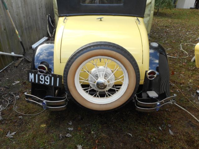 1929 ford model a w/rumble seat , coupe ,rat rod hot rod motor engine