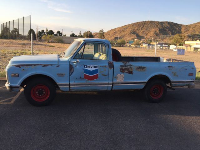 vintage 1970 chevrolet c20 chevy 454 v8 patina rat rod gas truck
