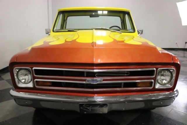 1968 chevrolet c10 5543 miles yellow pickup truck 396 v8 3 speed automatic