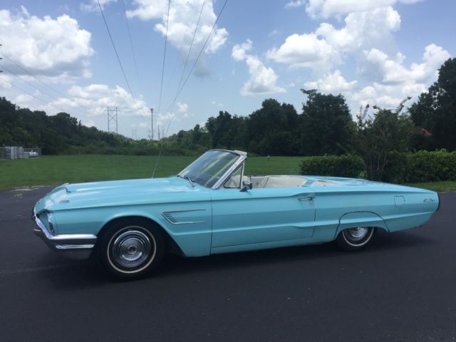 no reserve original 1965 ford thunderbird convertible 69k org miles 390 big bloc
