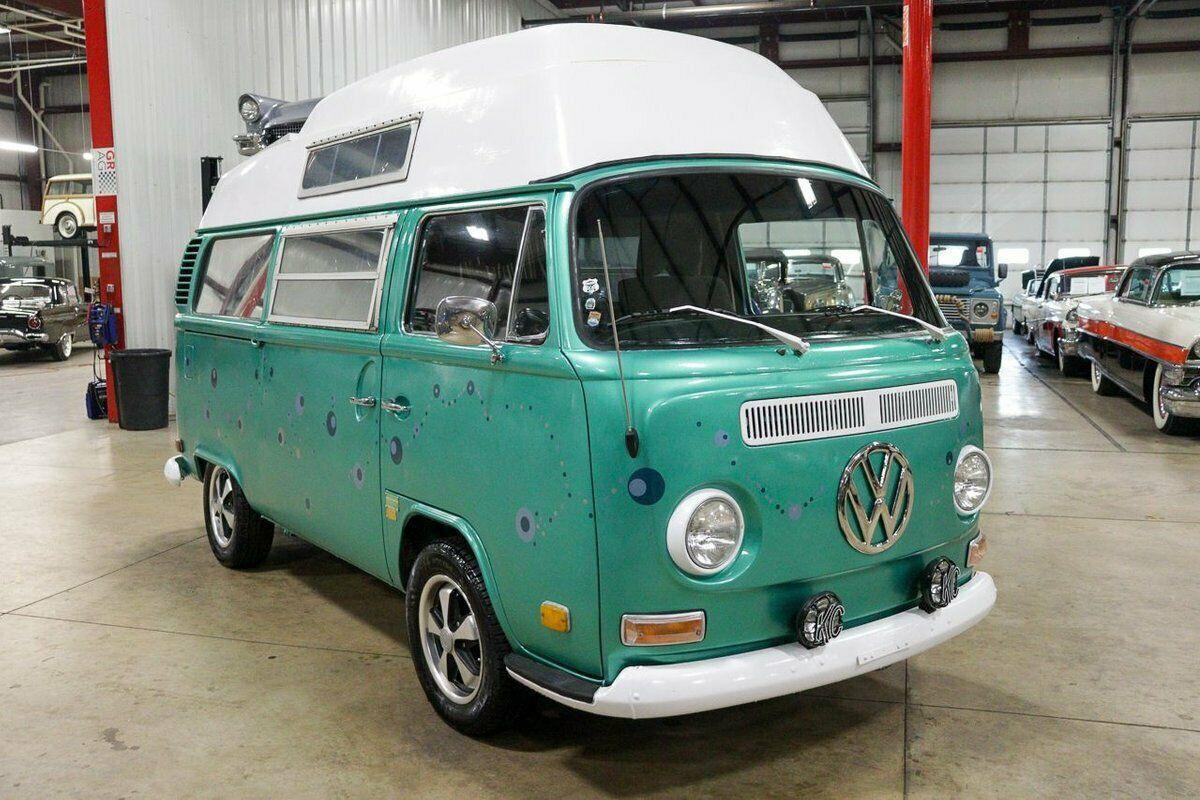 1972 volkswagen camper westfalia camper 71476 miles turquoise van