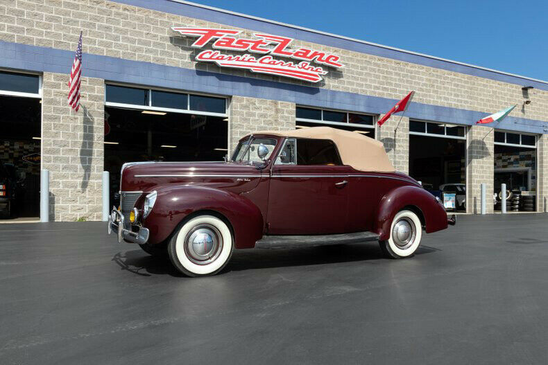 1940 ford deluxe convertible 221c.i. flathead v8 new paint new top