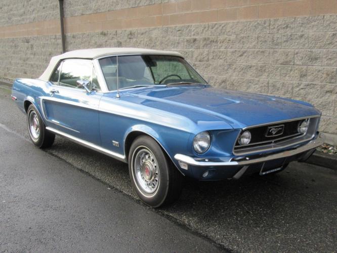 1968 ford mustang gt convertible 4-speed 390 s code for sale in augusta, maine