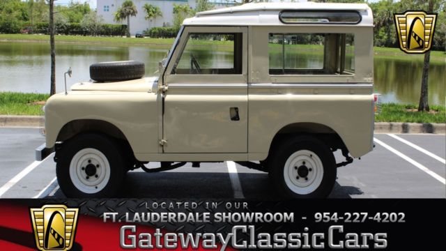 i-4 1970 land rover iia suv i-4 4 speed manual