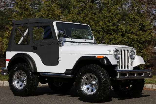 1979 jeep wrangler cj5 i6 4-spd 36k miles full resto classic cj 4x4 no reserve !
