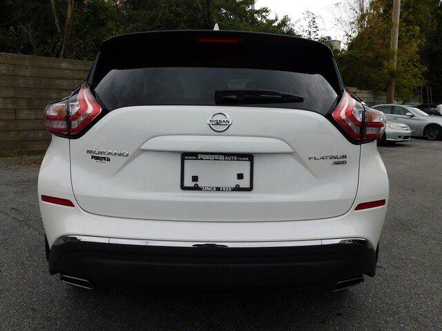 certified 2016 nissan murano platinum newark, de 19711 for sale in newark, delaware