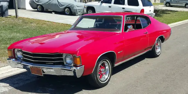 1972 chevrolet chevelle malibu matching numbers garage kept !! low reserve!!!