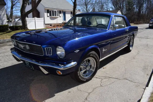 1966 blue restored 289cid 4bbl automatic great driver low miles