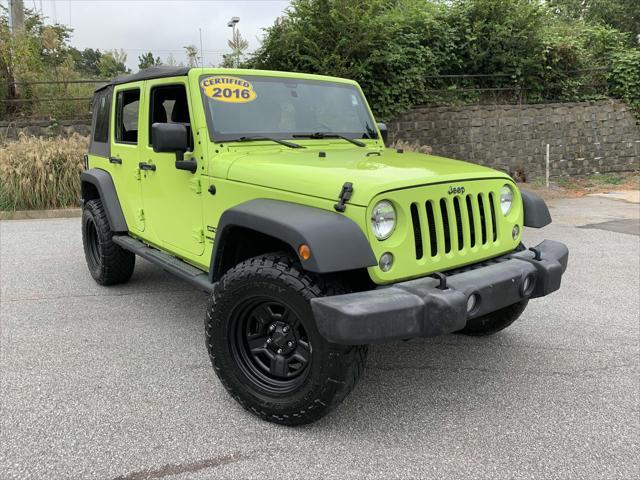 2016 jeep wrangler unlimited sport