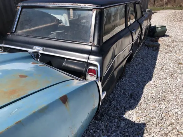 1962 chevy ii nova wagn rare third seat has good clean tiltle car is rough