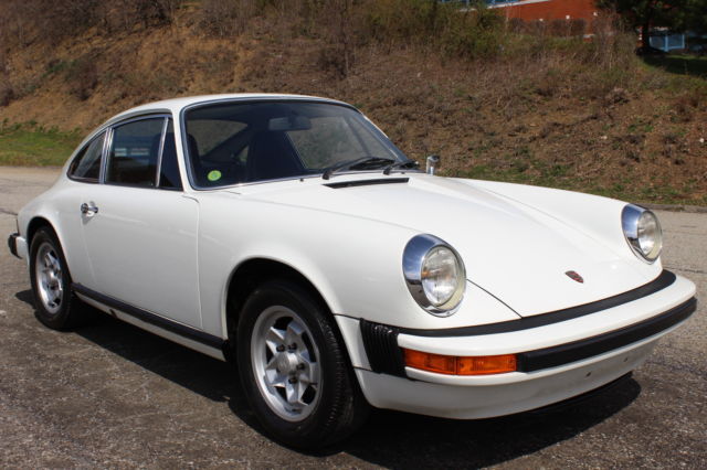 1975 porsche 911s coupe 48k miles 5-speed rwd new clutch leather