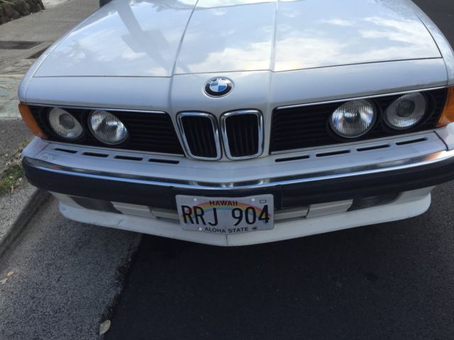 1988 bmw 635csi 2 door coupe 70,000 miles,original paint,new natur leather seats