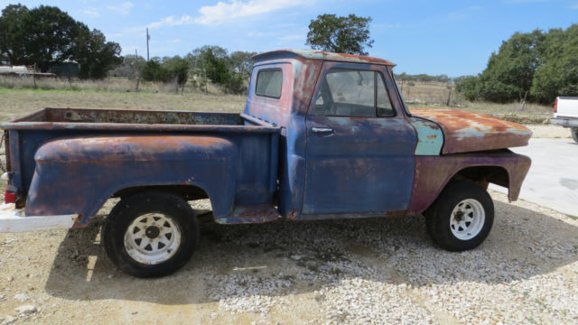 1966 chevy c10 rolling project