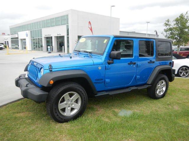 used 2015 jeep wrangler 4wd unlimited sport diberville, ms 39540 for sale in biloxi, mississippi