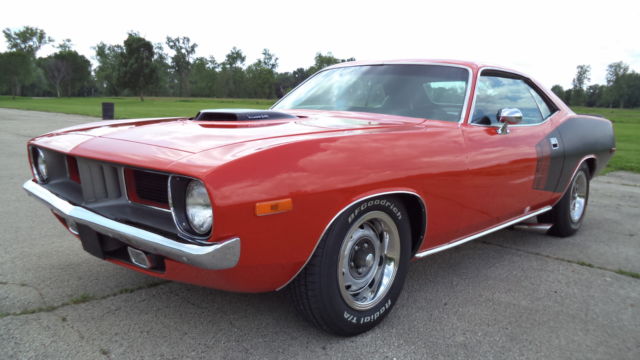 1972 plymouth cuda #'s matching 340-super solid-runs & drives perfect~