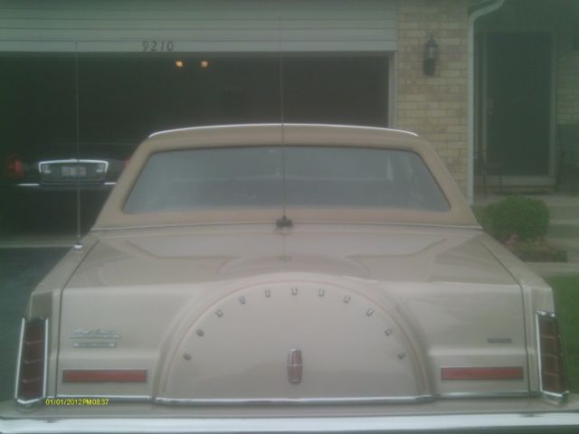 1982 lincoln mark vi signature series