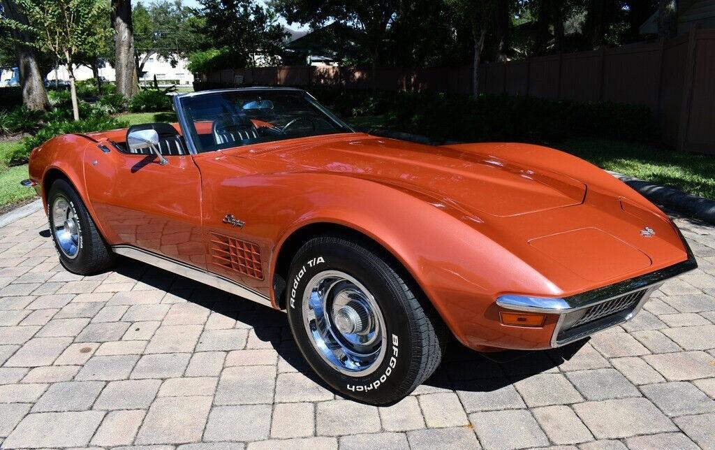 1970 chevrolet corvette convertible 350ci power brakes 11395 miles