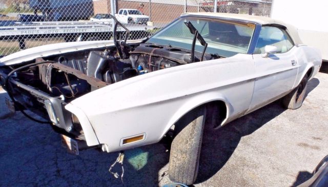 1973 ford mustang convertible project car