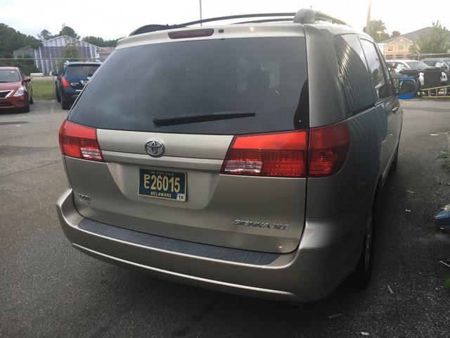 2004 toyota sienna xle 7 passenger xle 7-passenger 4dr mini-van for sale in dover, delaware