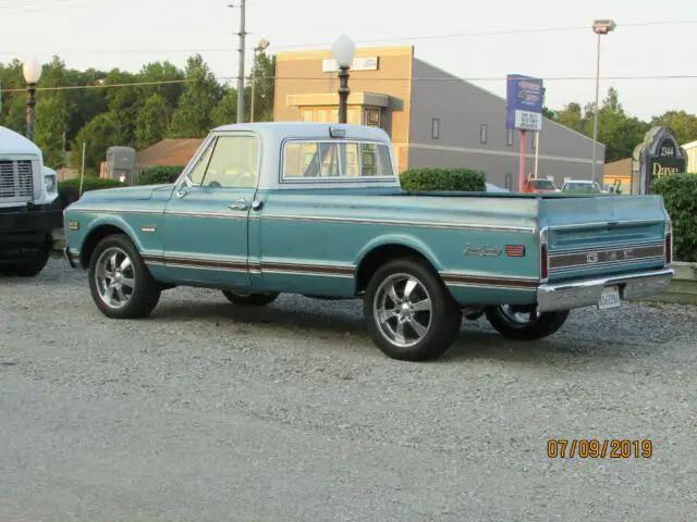 1969 gmc sierra grande custom 1500 regular cab, long bed at. 6cyl. 2wd. truck