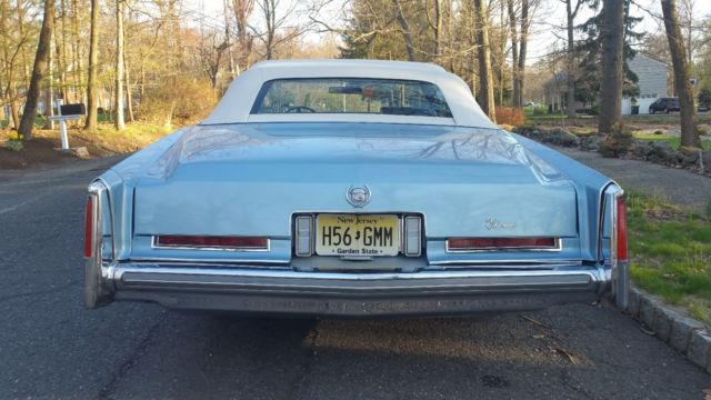 1976 cadillac eldorado convertible 19,500 original miles