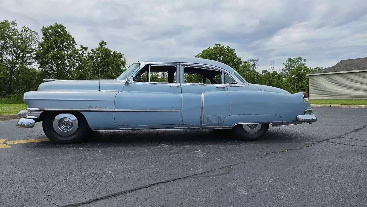 1952 cadillac fleetwood sedan blue 50th anniversary