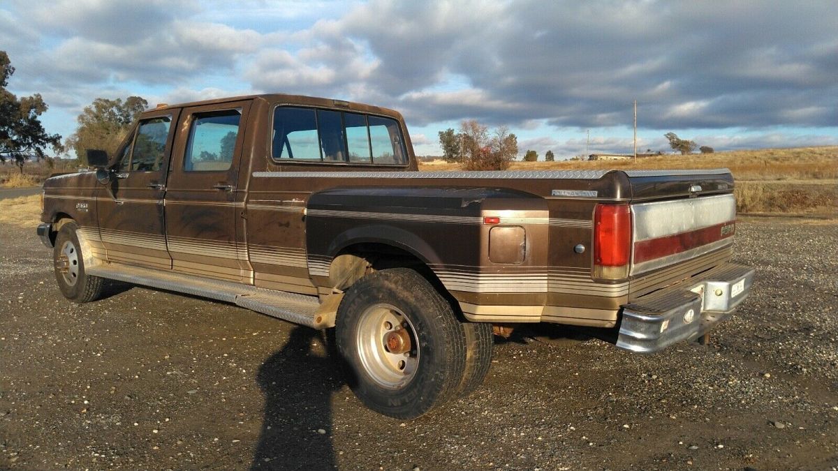 1989 ford f-350 pickup brown rwd automatic