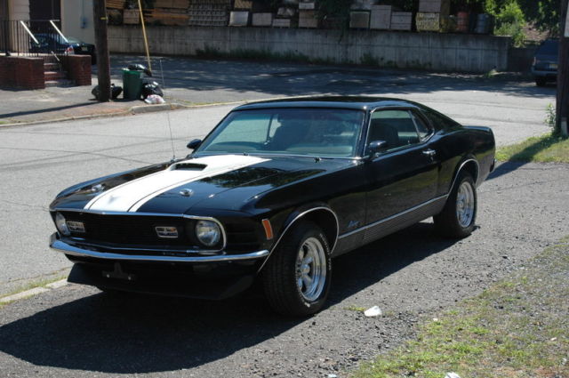 1970 mach i black automatic restored 351 cleveland great car great driver
