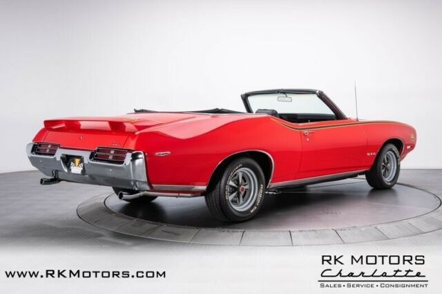 1969 pontiac gto red convertible