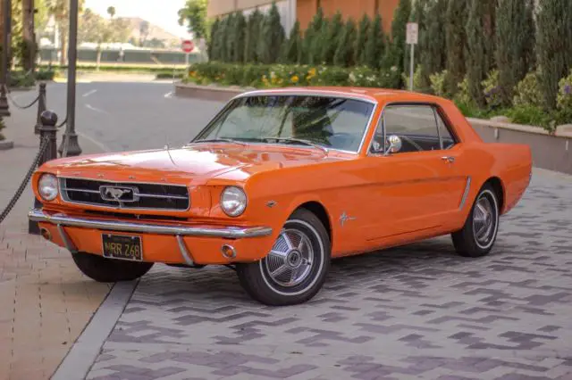 restored 1965 mustang c-code 289 v8 california black plate one owner rust free