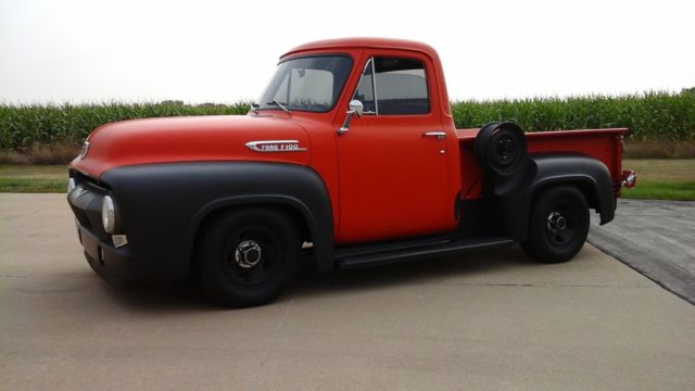 1954 ford f100 deluxe1/2 ton truck v8 hot rod