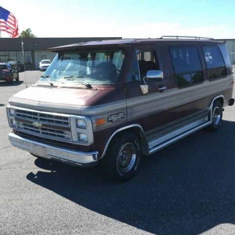 1987 chevrolet sportvan / van g20 low miles carfax cert