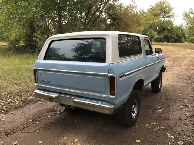 1979 ford bronco xlt ranger 78 no reserve